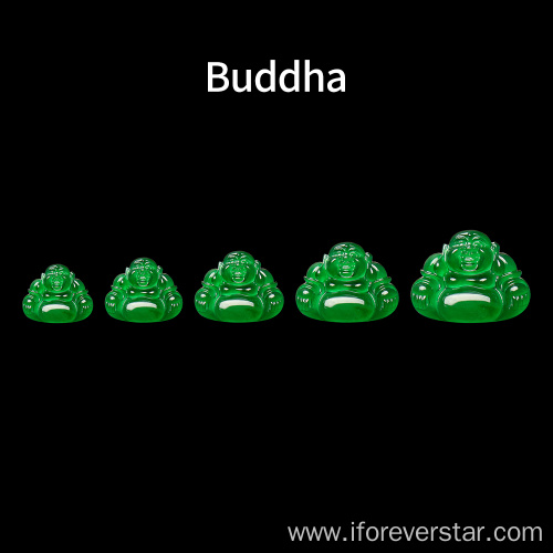 Wholesale Price Fine Jewelry Green Jade Stone Buddha